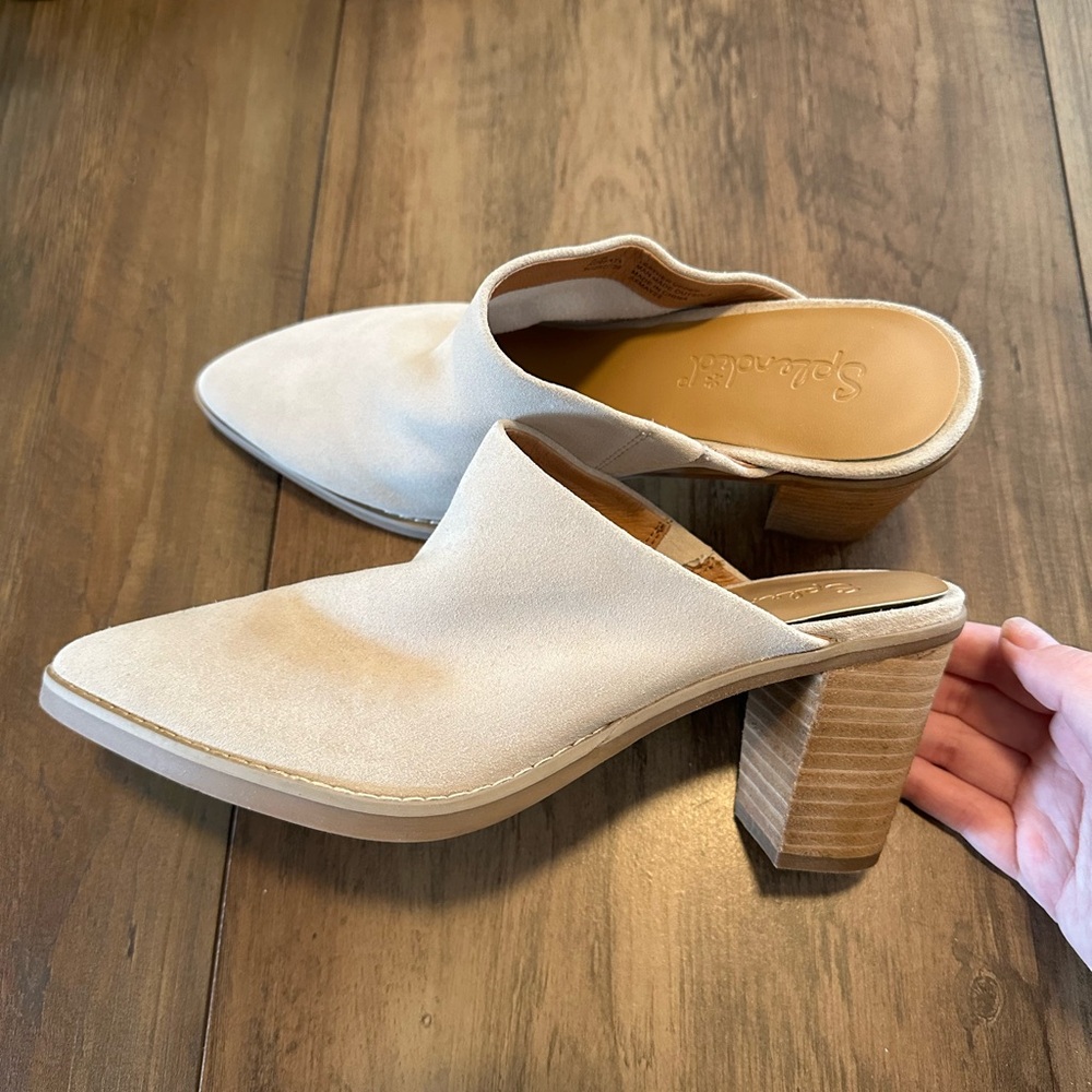 Splendid Women's Cream Mules - Never Worn